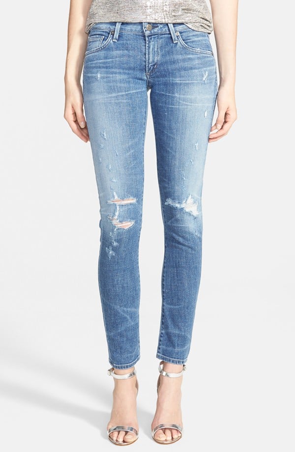 Citizens of Humanity 'Racer' Distressed Skinny Jeans (Distressed Belize) ($218)