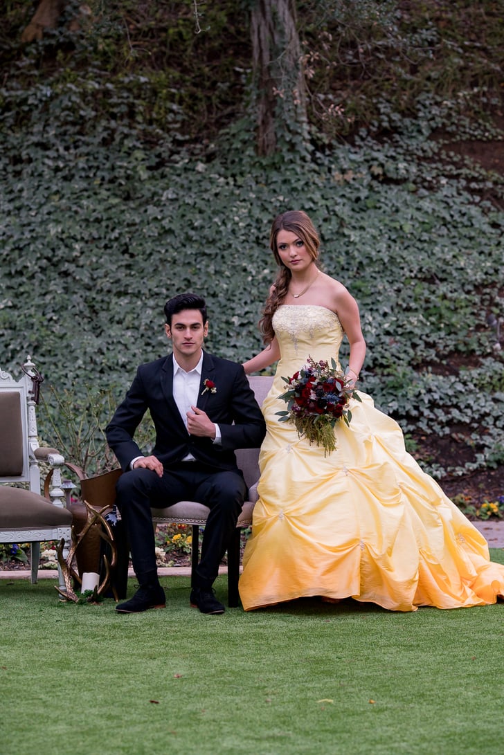Beauty and the Beast Modern Styled Wedding POPSUGAR Love & Sex Photo 62