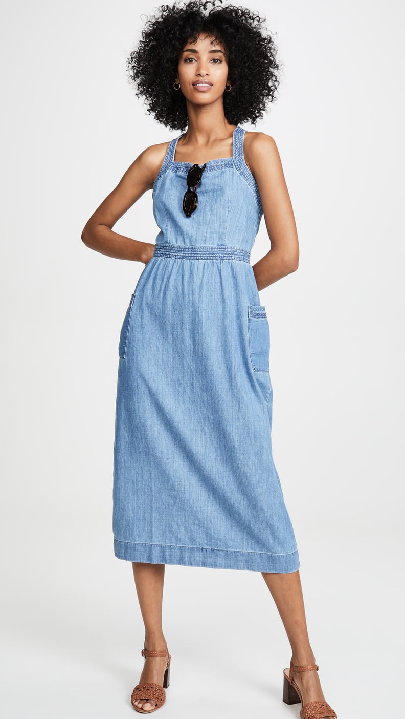 Madewell denim apron dress cheap