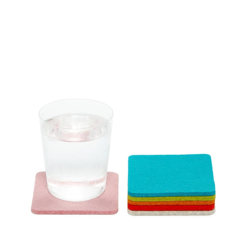 Gaft Lantz 6 Pack Square Felt Coasters