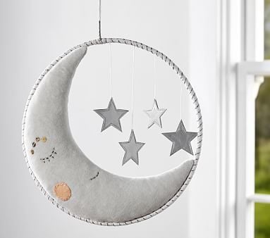 Dream Ring Moon and Stars Crib Mobile