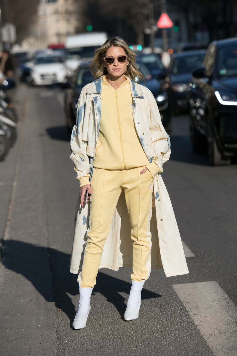 How Street Style Stars and Celebrities Wear Track Pants | POPSUGAR Fashion