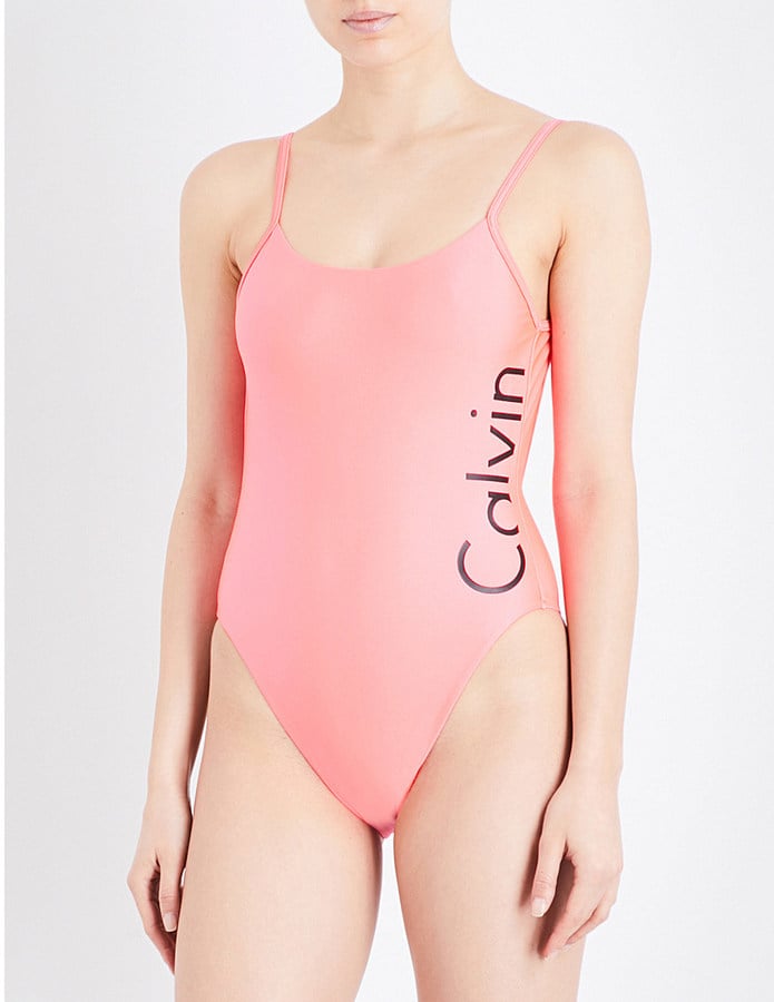 Calvin Klein Core Scoop-Back Swimsuit