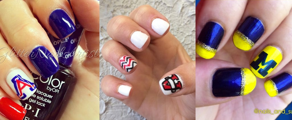 School Spirit Nail Art