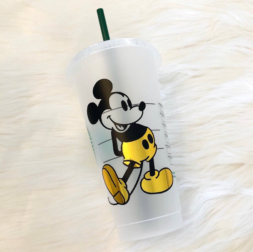 Personalized Disney Iced Coffee Cups From Etsy