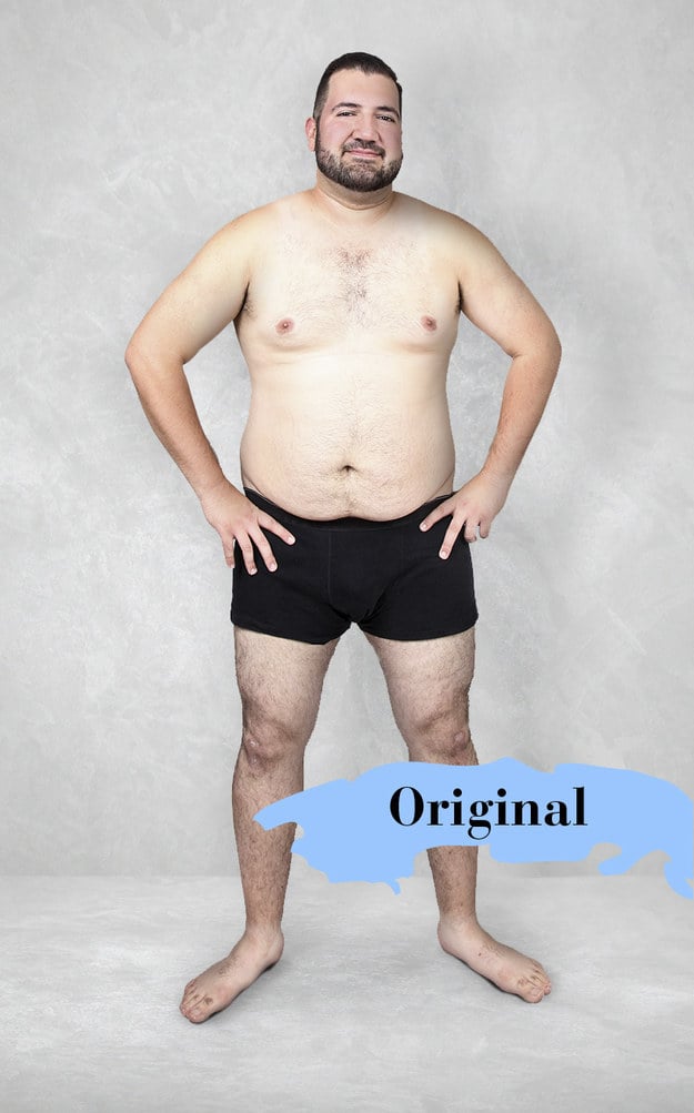 Man Photoshopped in Different Countries