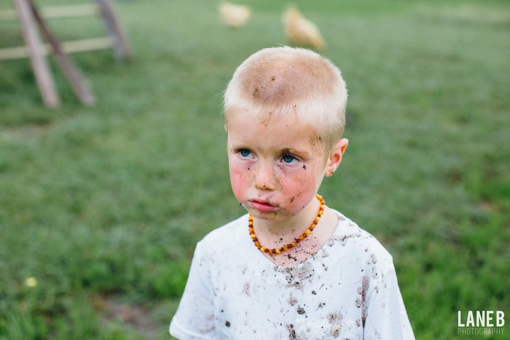 Mud Fight Maternity Shoot