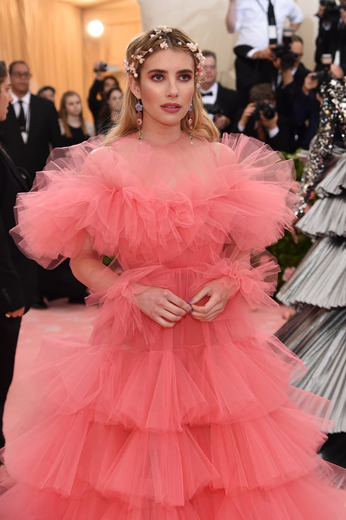 Emma Roberts Taking Influence From Chanel at the Met Gala