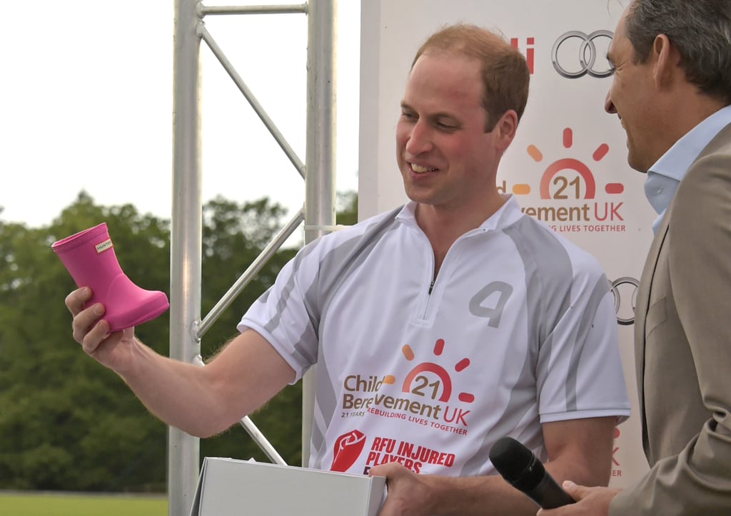 Prince William Receives Rain Boots For Princess Charlotte