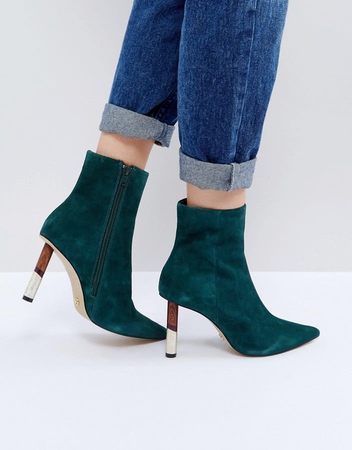 KG by Kurt Geiger Raine Suede Heeled Ankle Boots