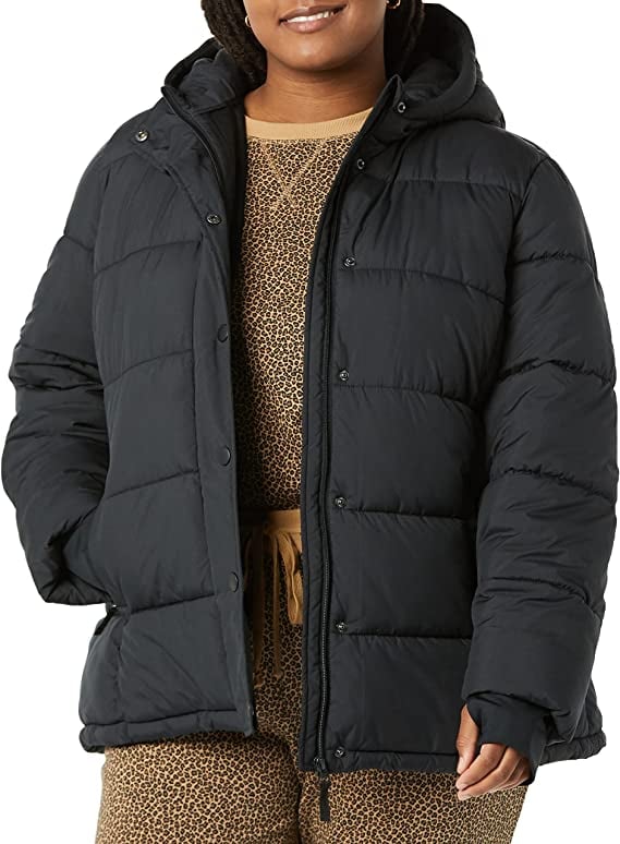 Best Amazon Essentials Coat: Women's Heavyweight Long-Sleeve Hooded Puffer Coat