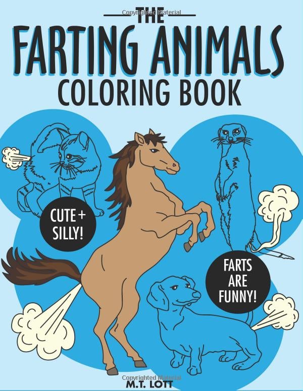 The Farting Animals Colouring Book