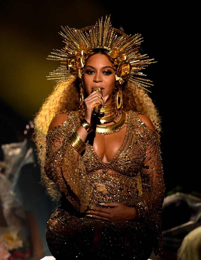 Beyonce Knowles at the 2017 Grammys