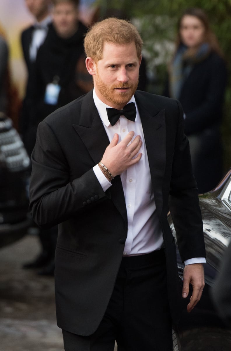 April 2019: Prince Harry at the London Premiere of Our Planet