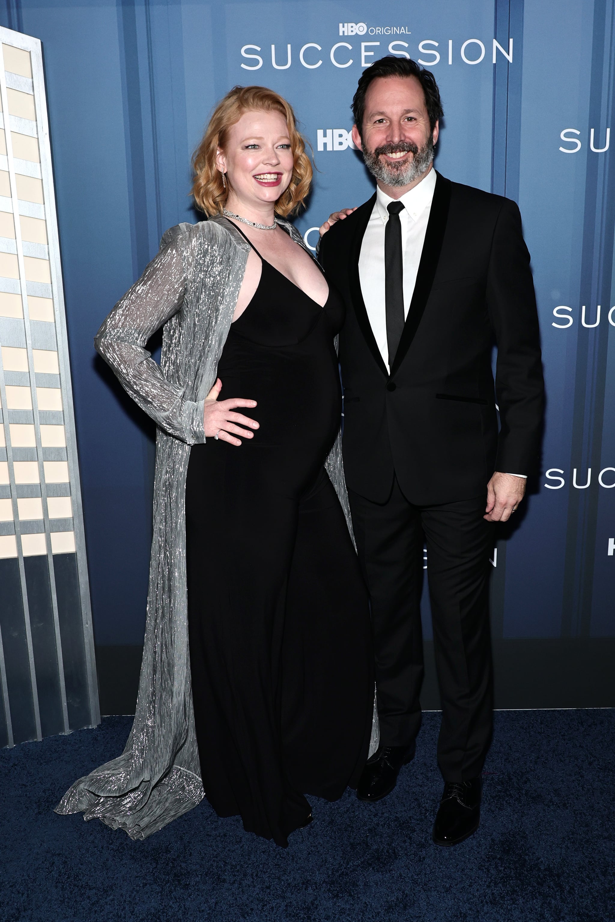 Sarah Snook and her husband