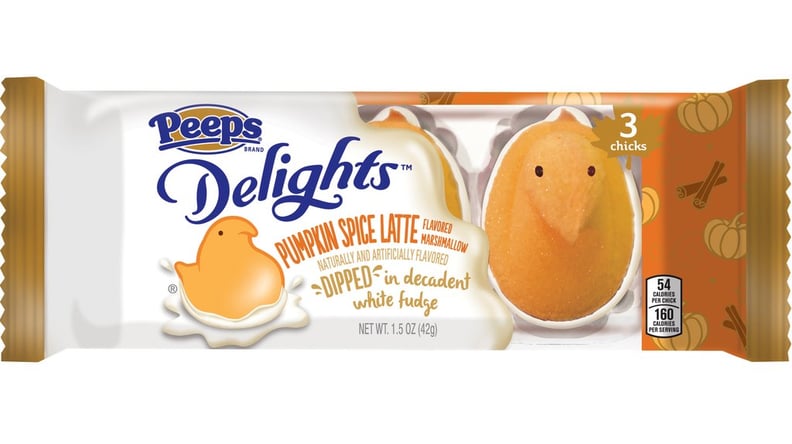 Peeps Delights Pumpkin Spice Latte-Flavored Marshmallow Dipped in White Fudge