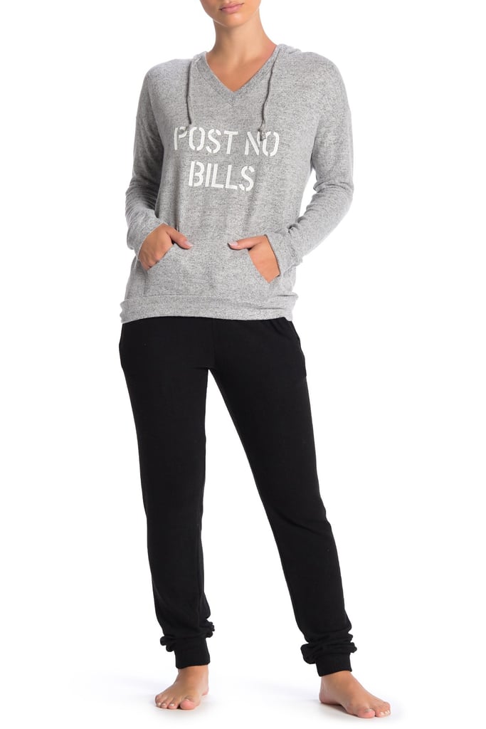 Theo and Spence Yummy Pocket Brushed Knit Joggers and Pullover