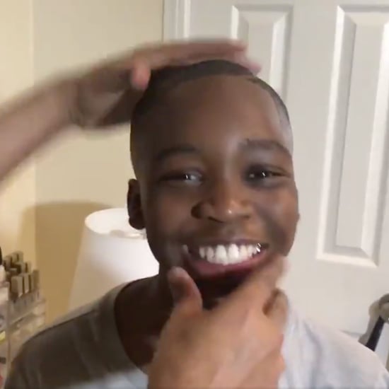 Viral Video of Dad Admiring Son's Haircut