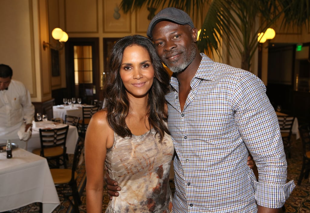 Halle Berry and Djimon Hounsou leaned in close for a snap at CAA's School Day event, which benefits Communities in Schools of Los Angeles, at Bouchon in Beverly Hills, CA, on Thursday.