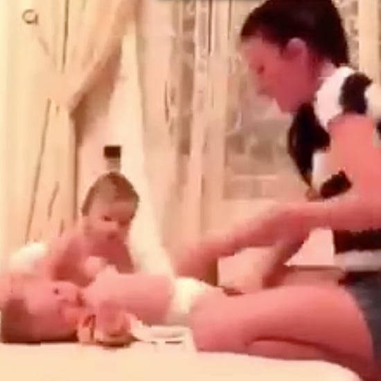 Time-Lapse of Mom Getting Twins Ready For Bed