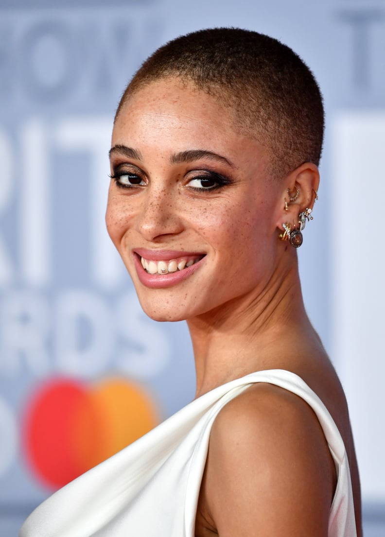 Adwoa Aboah's Simple, Smudgy Shadow at the 2020 BRIT Awards