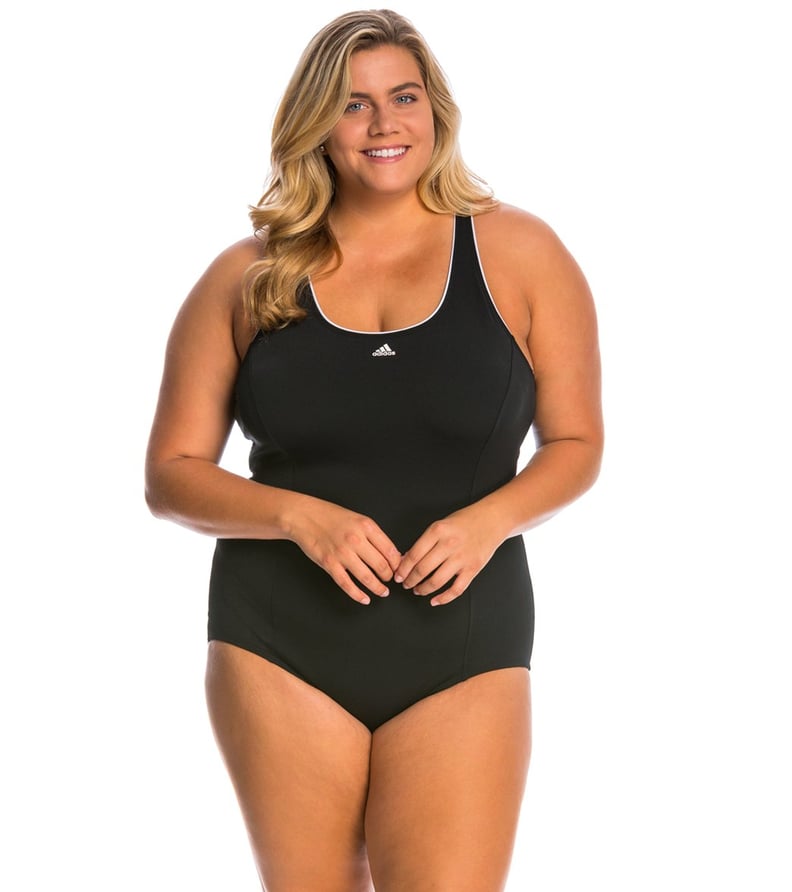 Adidas Piped One Piece Swimsuit