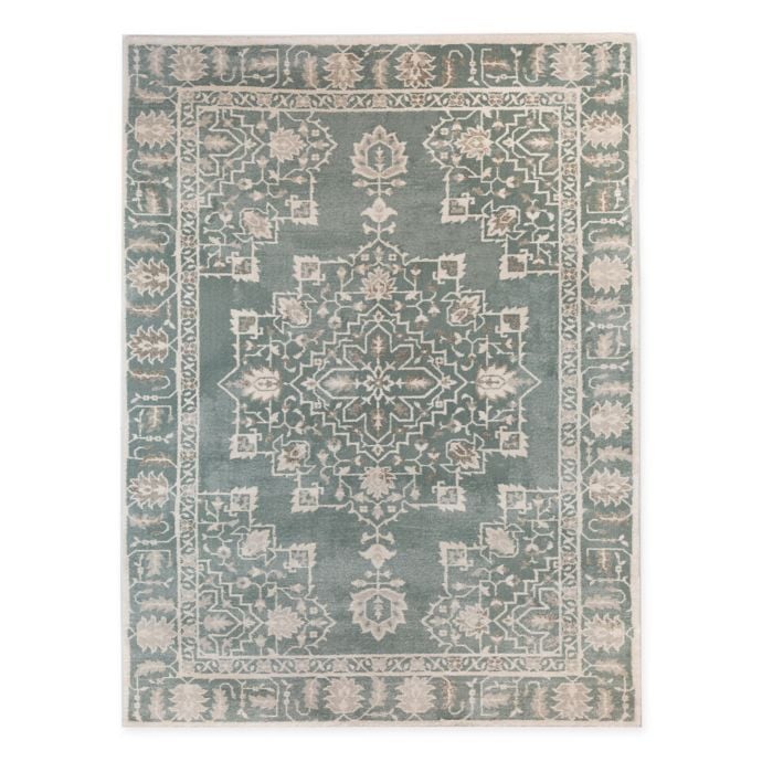 Pastures Area Rug in Blue