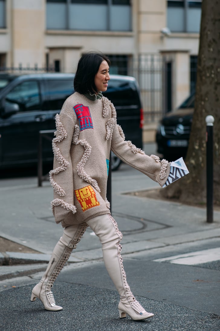 Day 8 | Street Style at Paris Fashion Week Fall 2018 | POPSUGAR Fashion ...