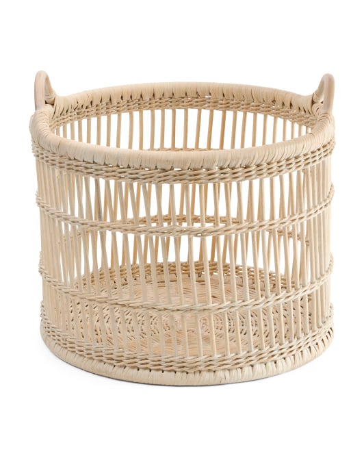 Large Boho Storage Basket