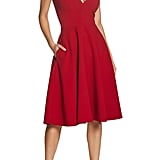 Adair pink passion rose jacquard fit & flare dress cheap