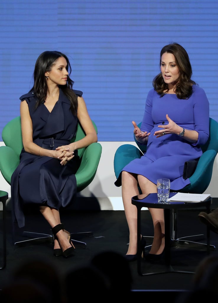 Meghan Markle and Kate Middleton Wearing Blue