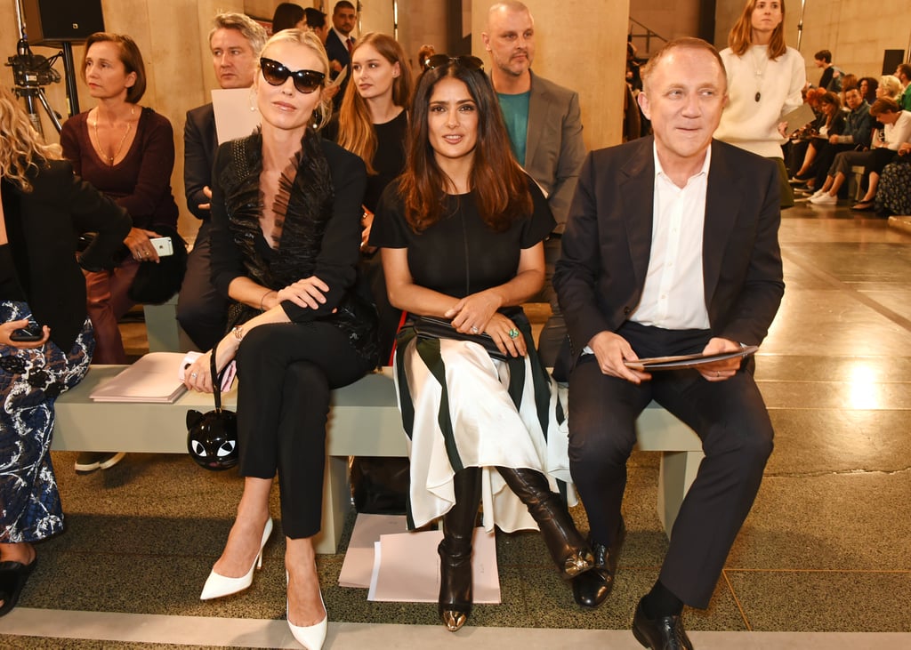 Salma Hayek's Skirt at London Fashion Week Spring 2017