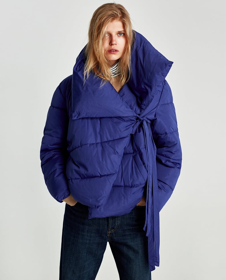 Zara Asymmetric Quilted Jacket