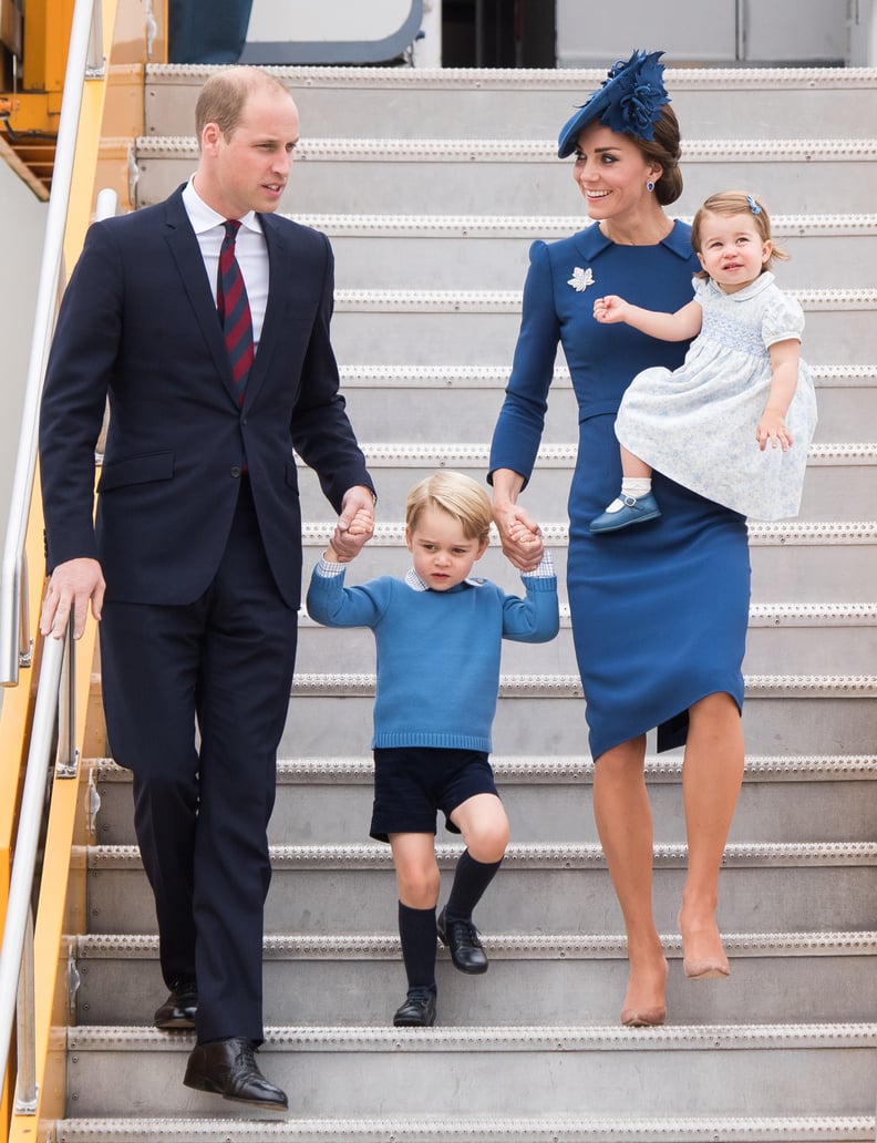 William and Kate Arriving in Canada With George and Charlotte, 2016