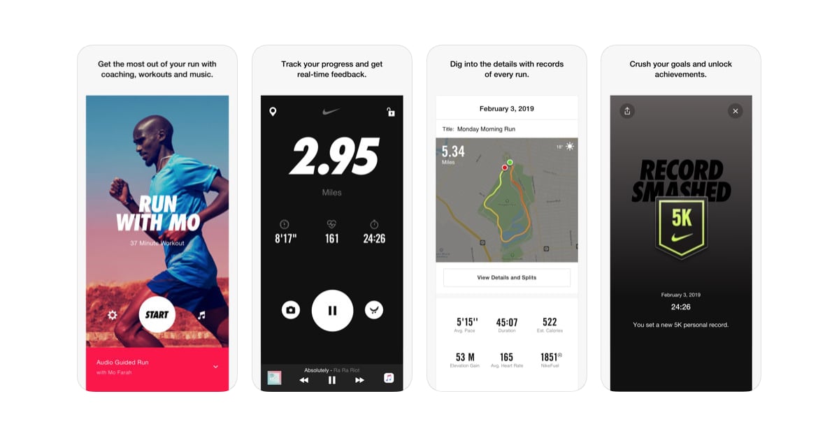 Nike Run Club App for iOS | I'm Training For a Half Marathon, and This Is the Gear That Gets Through My Long Runs | POPSUGAR Fitness Photo 11