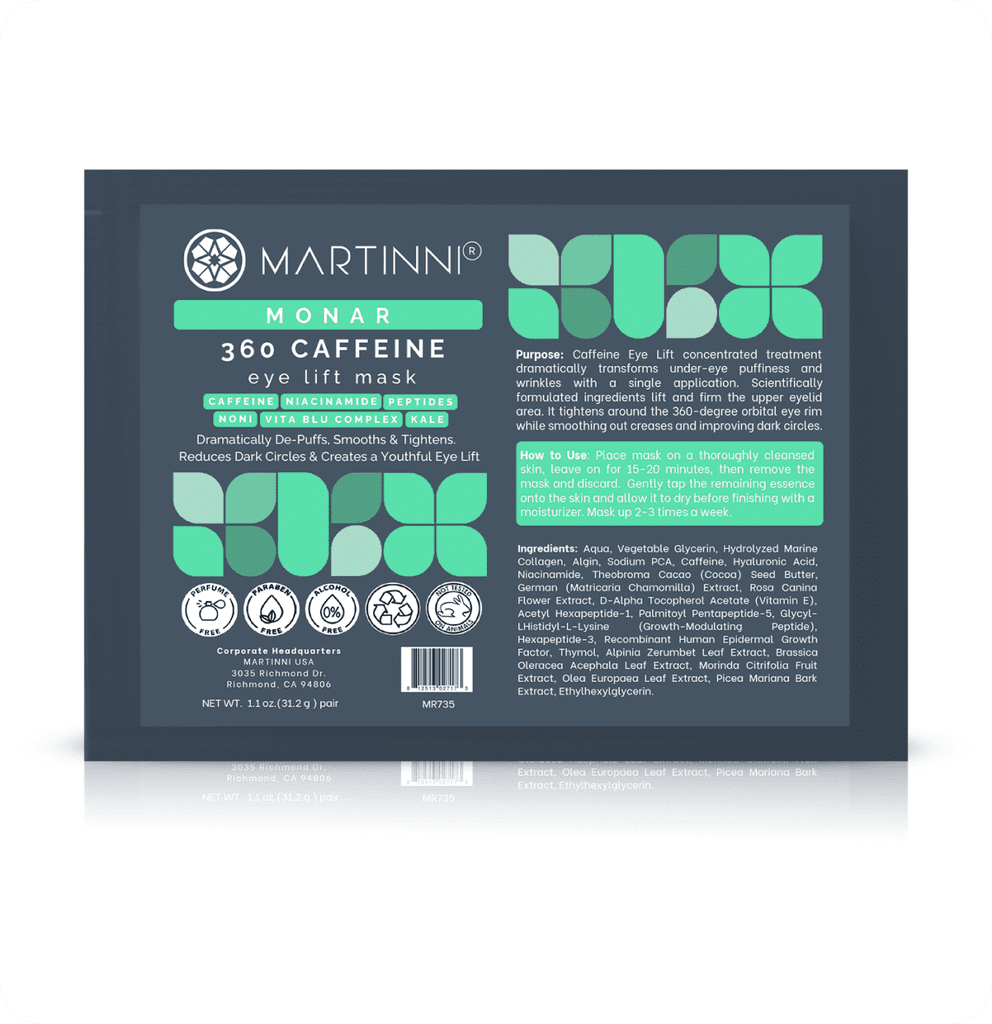 Martini Beauty 360 Caffeine Eye Lift Mask