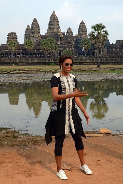When She Took a Trip to the Angkor Wat Temple in Cambodia