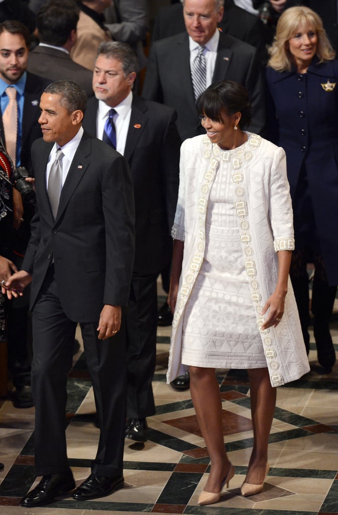 A Matching Dress and Jacket Make For Serious Power Suiting