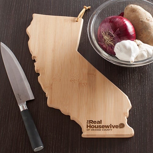 The Real Housewives of Orange County California Shaped Cutting Board