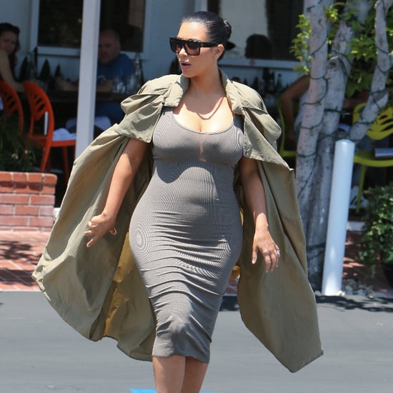 Kim Kardashian Baby Bump Pictures July 2015