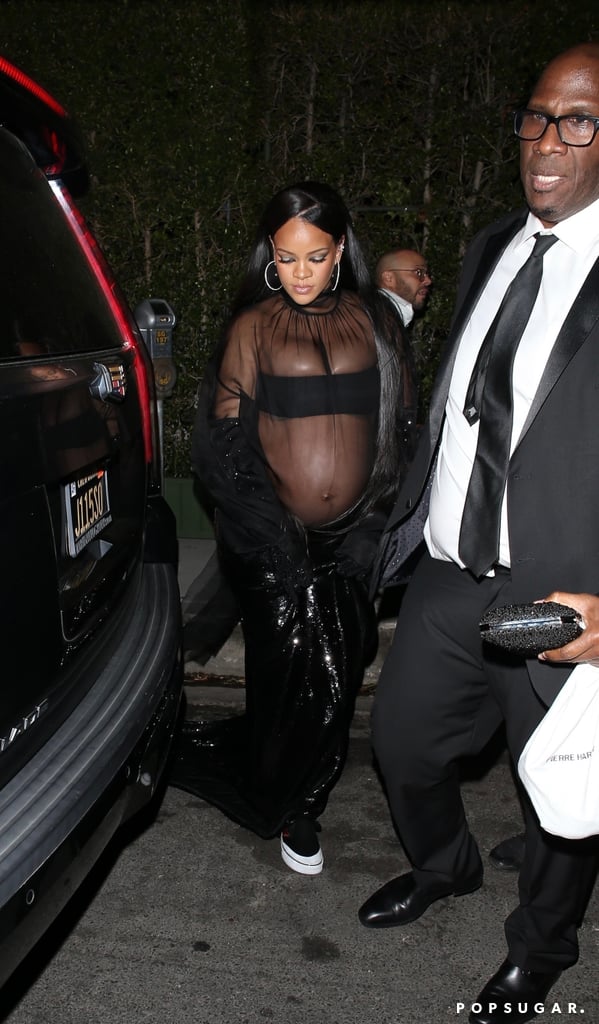 Rihanna Wore a Sheer Valentino Dress to JAY-Z's Oscars Party