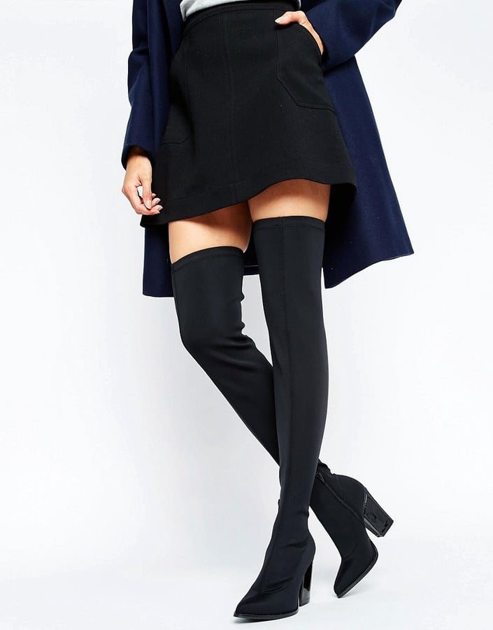 Office Harlow Stretch Heeled Over-the-Knee Boots