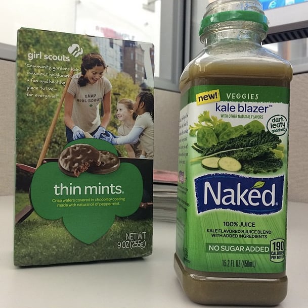 "They balance each other out, right? At least I'm going green."