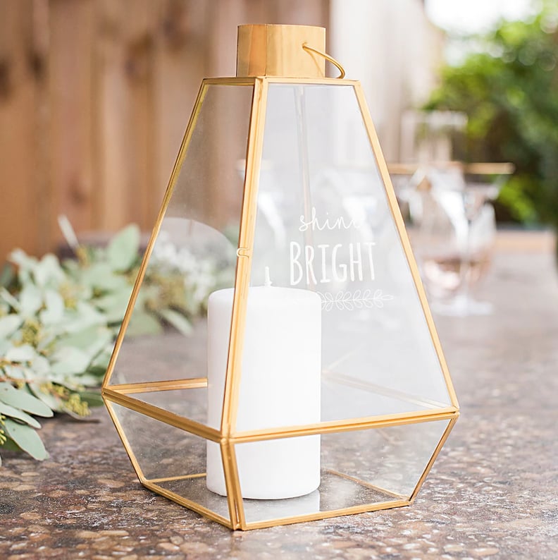 Cathy's Concepts "Shine Bright" Geometric Lantern Table Decor