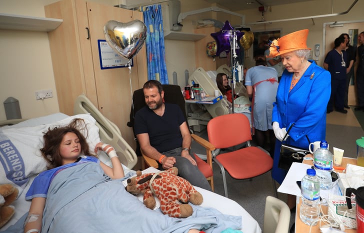 Queen Elizabeth Ii Visiting Manchester Victims In Hospital Popsugar Celebrity Photo 6 1282