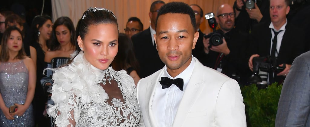 Chrissy Teigen in Marchesa at Met Gala 2017