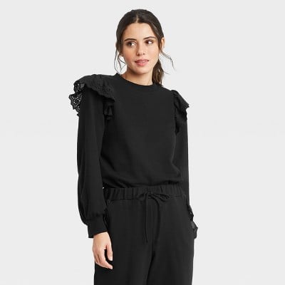 Puff Sleeve Sweatshirt