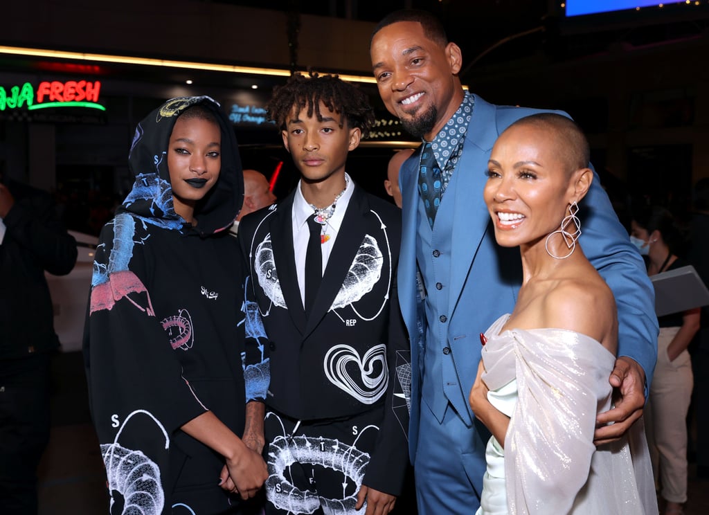 Will Smith's Family Joins Him at King Richard LA Premiere