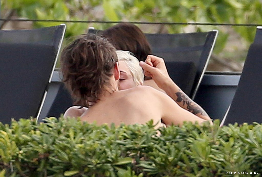 Miley Cyrus in a Bikini Kissing Cheyne Thomas | Pictures