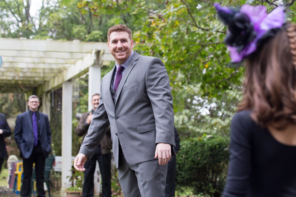 This Backyard Wedding Had Charming Rustic Halloween Decor